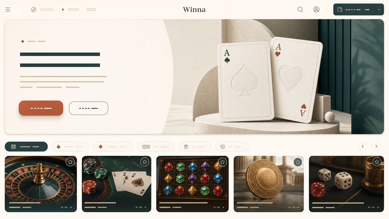 Winna casino website preview
